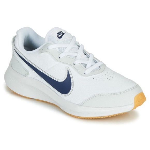 NEW Nike varsity leather white sneakers size 5.5Y - Picture 7 of 13